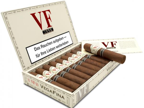Vegafina VF 1998 VF50 Zigarrenkiste offen